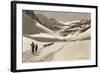 Cross Country Skiers in Bear Valley-null-Framed Art Print