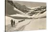 Cross Country Skiers in Bear Valley-null-Stretched Canvas