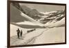 Cross Country Skiers in Bear Valley-null-Framed Art Print