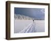 Cross Country Skiing, Abortjern, Oslomarka (Baerumsmarka), Olso, Norway, Scandinavia-Kim Hart-Framed Photographic Print