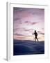 Cross Country Skiing at Twilight-null-Framed Photographic Print