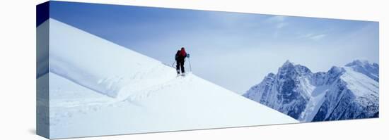 Cross Country Skiing, British Columbia, Canada-null-Stretched Canvas