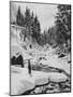 Cross-country skiing in the Caucasus-Russian Photographer-Mounted Photographic Print