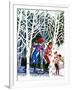 Cross-Country Skiing - Jack & Jill-Beth and Joe Krush-Framed Giclee Print