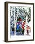 Cross-Country Skiing - Jack & Jill-Beth and Joe Krush-Framed Premium Giclee Print