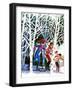 Cross-Country Skiing - Jack & Jill-Beth and Joe Krush-Framed Premium Giclee Print