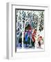 Cross-Country Skiing - Jack & Jill-Beth and Joe Krush-Framed Giclee Print