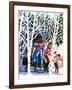 Cross-Country Skiing - Jack & Jill-Beth and Joe Krush-Framed Giclee Print