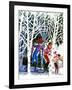 Cross-Country Skiing - Jack & Jill-Beth and Joe Krush-Framed Giclee Print