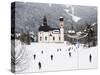 Cross Country Skiing, Seefeld Ski Resort, the Tyrol, Austria, Europe-Christian Kober-Stretched Canvas