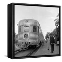 Cross Country Travel-Sam Shere-Framed Stretched Canvas