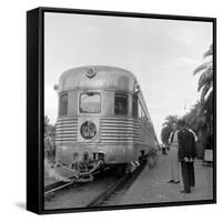 Cross Country Travel-Sam Shere-Framed Stretched Canvas