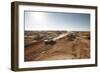 cross country vehicle between the opal mines in Coober Pedy, outback Australia-Rasmus Kaessmann-Framed Photographic Print