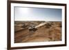 cross country vehicle between the opal mines in Coober Pedy, outback Australia-Rasmus Kaessmann-Framed Photographic Print