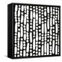 Cross Current Square Up IV BW-Cheryl Warrick-Framed Stretched Canvas