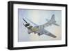 Cross-cut view of a B17-null-Framed Art Print