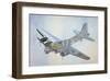 Cross-cut view of a B17-null-Framed Art Print