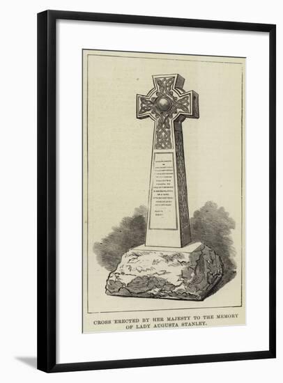 Cross Erected by Her Majesty to the Memory of Lady Augusta Stanley-null-Framed Giclee Print