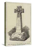 Cross Erected by Her Majesty to the Memory of Lady Augusta Stanley-null-Stretched Canvas