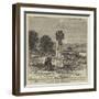 Cross Erected on the Spot Where the Late Bishop of Winchester Was Killed-William Henry James Boot-Framed Giclee Print