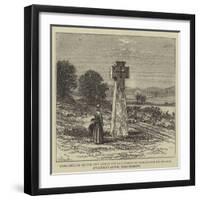 Cross Erected on the Spot Where the Late Bishop of Winchester Was Killed-William Henry James Boot-Framed Giclee Print