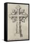 Cross from West Lynn Church, Norfolk-null-Framed Stretched Canvas