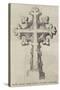 Cross from West Lynn Church, Norfolk-null-Stretched Canvas