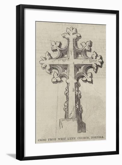 Cross from West Lynn Church, Norfolk-null-Framed Giclee Print