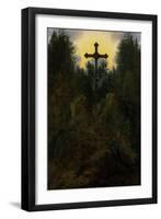 Cross in the Mountains, 1815-20-Caspar David Friedrich-Framed Giclee Print
