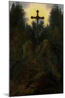 Cross in the Mountains, 1815-20-Caspar David Friedrich-Mounted Giclee Print