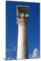 Cross Inscribed on a Column, Apollonia, Libya-Vivienne Sharp-Mounted Photographic Print