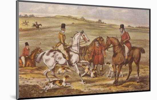 Cross Meeting-Henry Thomas Alken-Mounted Art Print