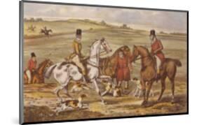 Cross Meeting-Henry Thomas Alken-Mounted Art Print