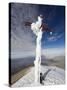 Cross on Summit of El Misti Volcano, 5822M, Arequipa, Peru, South America-Christian Kober-Stretched Canvas
