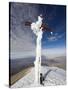 Cross on Summit of El Misti Volcano, 5822M, Arequipa, Peru, South America-Christian Kober-Stretched Canvas