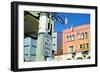 Cross on Walk Signal Only-Steve Ash-Framed Premium Photographic Print