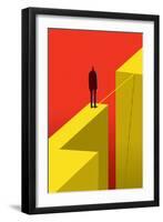 Cross Other Side-bbay-Framed Art Print