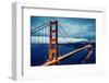 Cross Processing Golden Gtae Bridge-prochasson-Framed Photographic Print