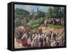 Cross Procession at the Pskovo-Pechersky Dormition Monastery-Nikolai Vasilyevich Kharitonov-Framed Stretched Canvas