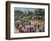 Cross Procession at the Pskovo-Pechersky Dormition Monastery-Nikolai Vasilyevich Kharitonov-Framed Giclee Print