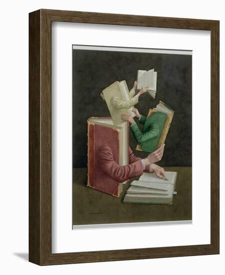 Cross References, 2003-Jonathan Wolstenholme-Framed Giclee Print