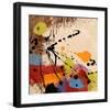 Cross Roads II-Yashna-Framed Art Print