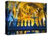 Cross Saint Mark's Basilica arches, mosaics, Venice, Italy-William Perry-Stretched Canvas