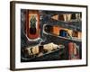 Cross-Section of a Coal Mine-Ignace Francois Bonhomme-Framed Giclee Print