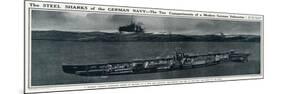 Cross Section of a German Submarine-G.h. Davis-Mounted Premium Giclee Print