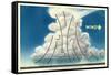 Cross Section of a Thunderhead-null-Framed Stretched Canvas