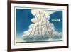 Cross Section of a Thunderhead-null-Framed Premium Giclee Print