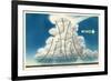 Cross Section of a Thunderhead-null-Framed Premium Giclee Print