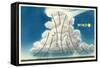 Cross Section of a Thunderhead-null-Framed Stretched Canvas