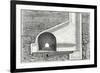 Cross Section of a Tunnel with a Ventilation Shaft-null-Framed Premium Giclee Print